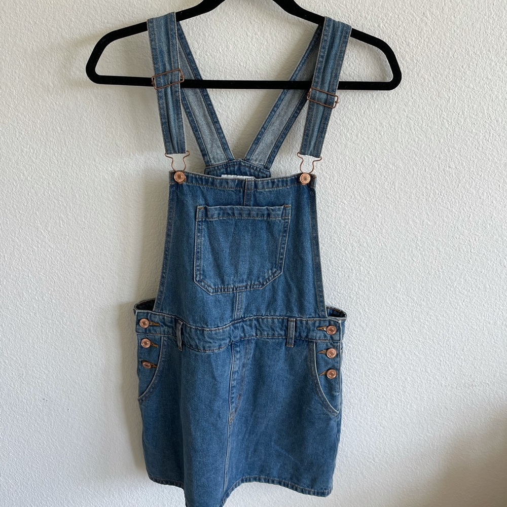Jean overall dress!